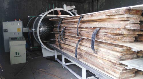 HF timber drying kiln machine